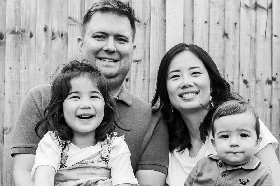 London Family Portraits by Paul Demuth - Queenie, James, Ava & Arlo